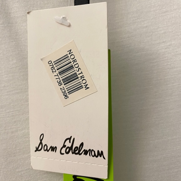 Sam Edelman Top Womens Small Beige Sleeveless Gold Chain Detail Blouse Shirt - Picture 4 of 12